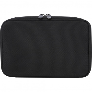Logo trade promotional products image of: Rise GRS recycled organiser pouch  