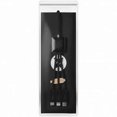 Logotrade promotional giveaway image of: SCX.design C45 5-in-1 rPET charging cable with data transfer