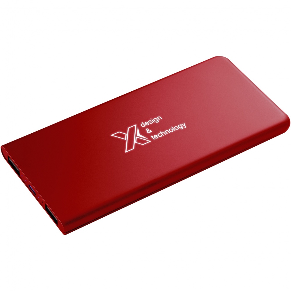 Logo trade promotional giveaways image of: SCX.design P15 light-up 5000 mAh power bank