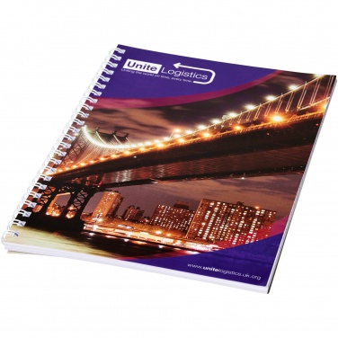 Logotrade promotional gift image of: Desk-Mate® A5 spiral notebook with printed back cover