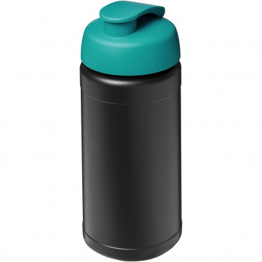 Logotrade promotional item picture of: Baseline 500 ml recycled sport bottle with flip lid