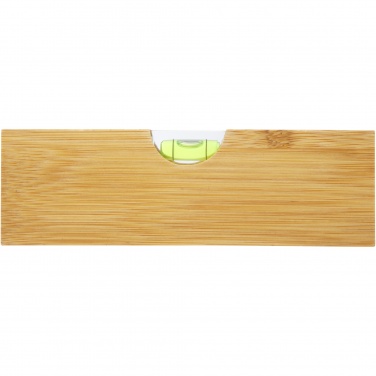 Logotrade promotional item image of: Flush bamboo spirit level with bottle opener