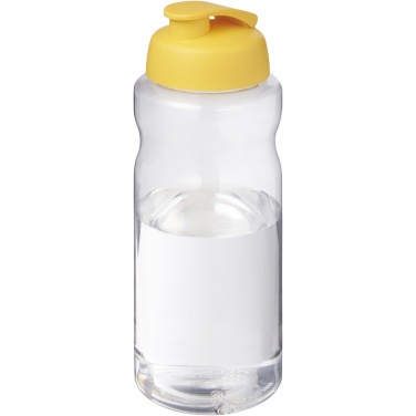 Logo trade business gifts image of: H2O Active® Big Base 1 litre flip lid sport bottle
