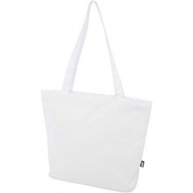 Logo trade corporate gifts picture of: Panama GRS recycled zippered tote bag 20L