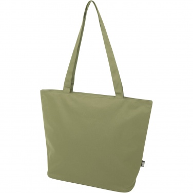 Logotrade promotional gift image of: Panama GRS recycled zippered tote bag 20L
