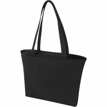 Logo trade promotional giveaways picture of: Weekender 500 g/m² Aware™ recycled tote bag