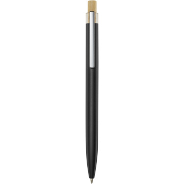 Logotrade business gift image of: Nooshin recycled aluminium ballpoint pen (black ink)