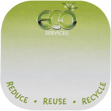 Logo trade promotional gifts picture of: Sticky-Mate® square-shaped recycled sticky notes with rounded corners