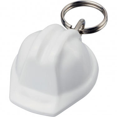 Logotrade promotional items photo of: Kolt hard hat-shaped recycled keychain