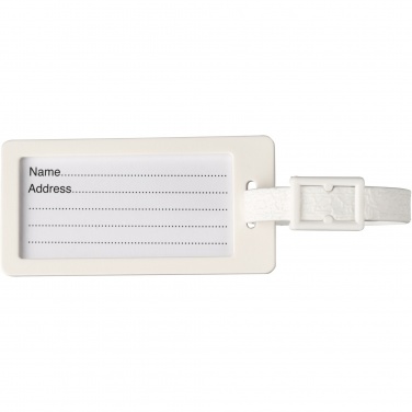 Logo trade advertising product photo of: River recycled window luggage tag