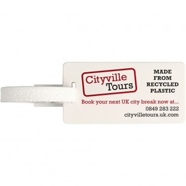 Logotrade advertising product image of: River recycled window luggage tag