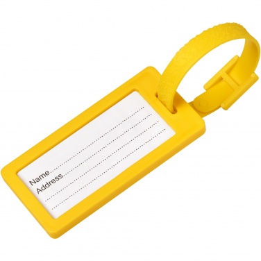 Logo trade promotional gifts picture of: River recycled window luggage tag