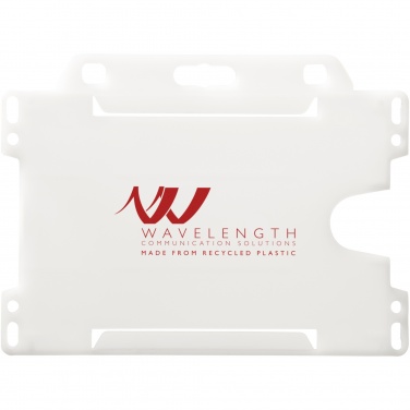 Logo trade promotional merchandise picture of: Vega recycled plastic card holder