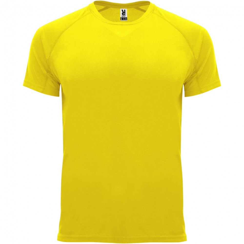 Logo trade business gifts image of: Bahrain short sleeve men's sports t-shirt