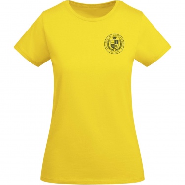 Logo trade promotional giveaways image of: Breda short sleeve women's t-shirt