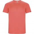 Imola short sleeve kids sports t-shirt, Fluor Coral