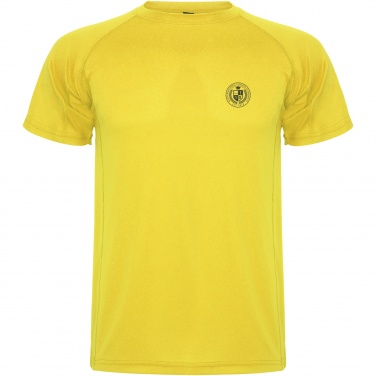 Logo trade promotional giveaway photo of: Montecarlo short sleeve kids sports t-shirt