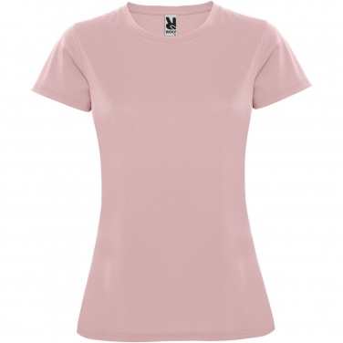 Logo trade promotional giveaway photo of: Montecarlo short sleeve women's sports t-shirt