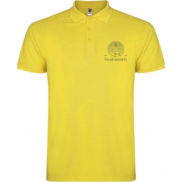 Logo trade promotional gifts picture of: Star short sleeve men's polo