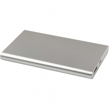 Logo trade promotional gift photo of: Pep 4000 mAh Type-C recycled aluminium power bank 