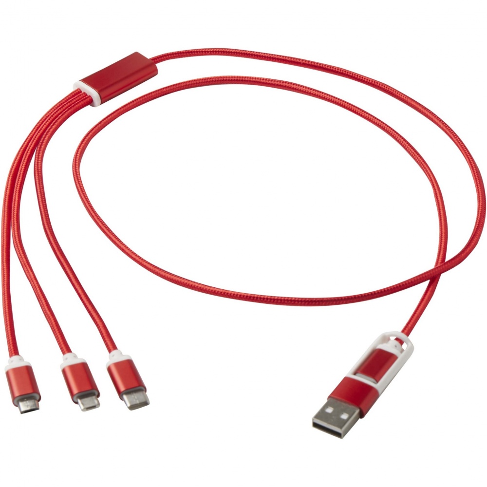 Logotrade business gifts photo of: Versatile 5-1 recycled aluminium charging cable
