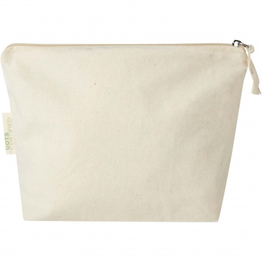 Logotrade promotional gift picture of: Orissa 180 g/m² organic toiletry bag 1L