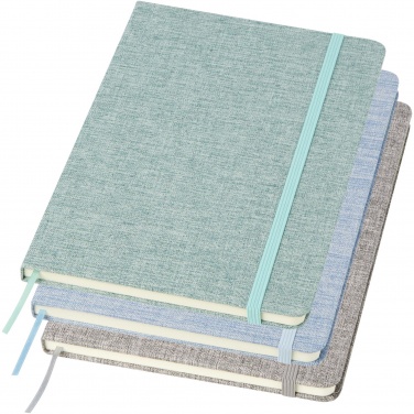 Logo trade promotional merchandise photo of: Ramona A5 cotton notebook