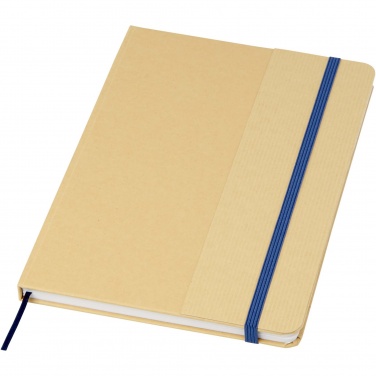 Logo trade promotional item photo of: Nelida A5 recycled cardboard hard cover notebook