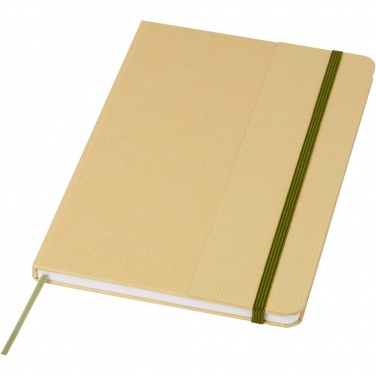 Logotrade promotional products photo of: Nelida A5 recycled cardboard hard cover notebook