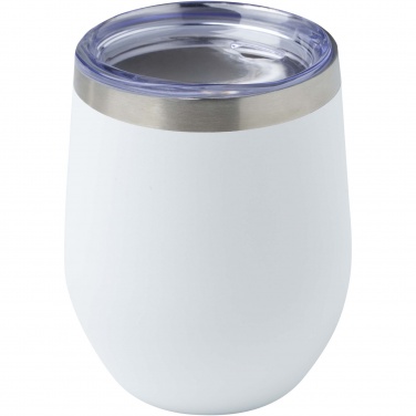 Logo trade promotional merchandise image of: Corzo 350 ml RCS certified recycled stainless steel copper vacuum insulated cup
