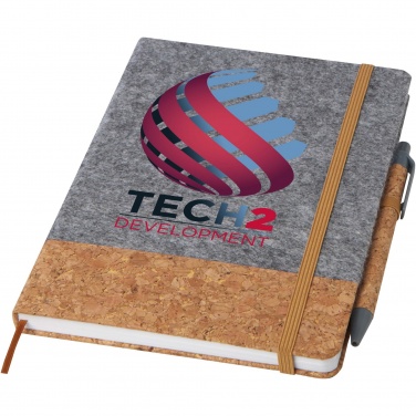 Logo trade advertising products picture of: Veronica A5 hard cover notebook