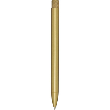 Logo trade promotional gift photo of: Beatriz recycled brass ballpoint pen