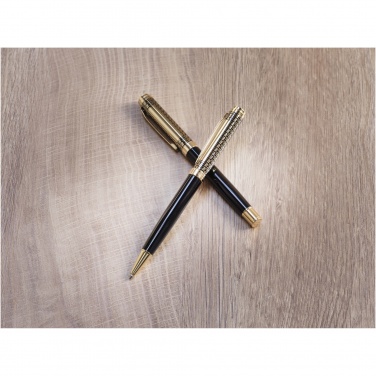 Logotrade promotional merchandise picture of: Legato ballpoint and rollerball pen set