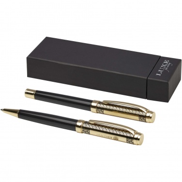 Logotrade promotional giveaways photo of: Legato ballpoint and rollerball pen set