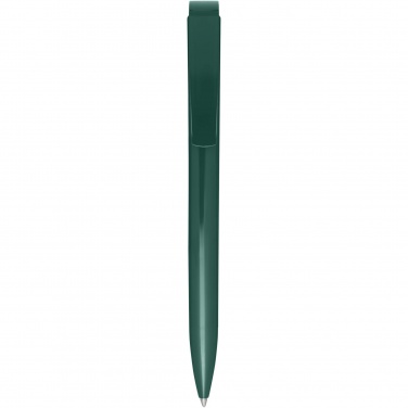 Logo trade promotional merchandise photo of: Lucia recycled plastic ballpoint pen