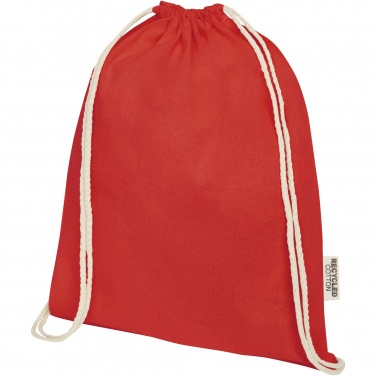 Logotrade promotional merchandise photo of: Oregon 140 g/m² GRS recycled cotton drawstring bag