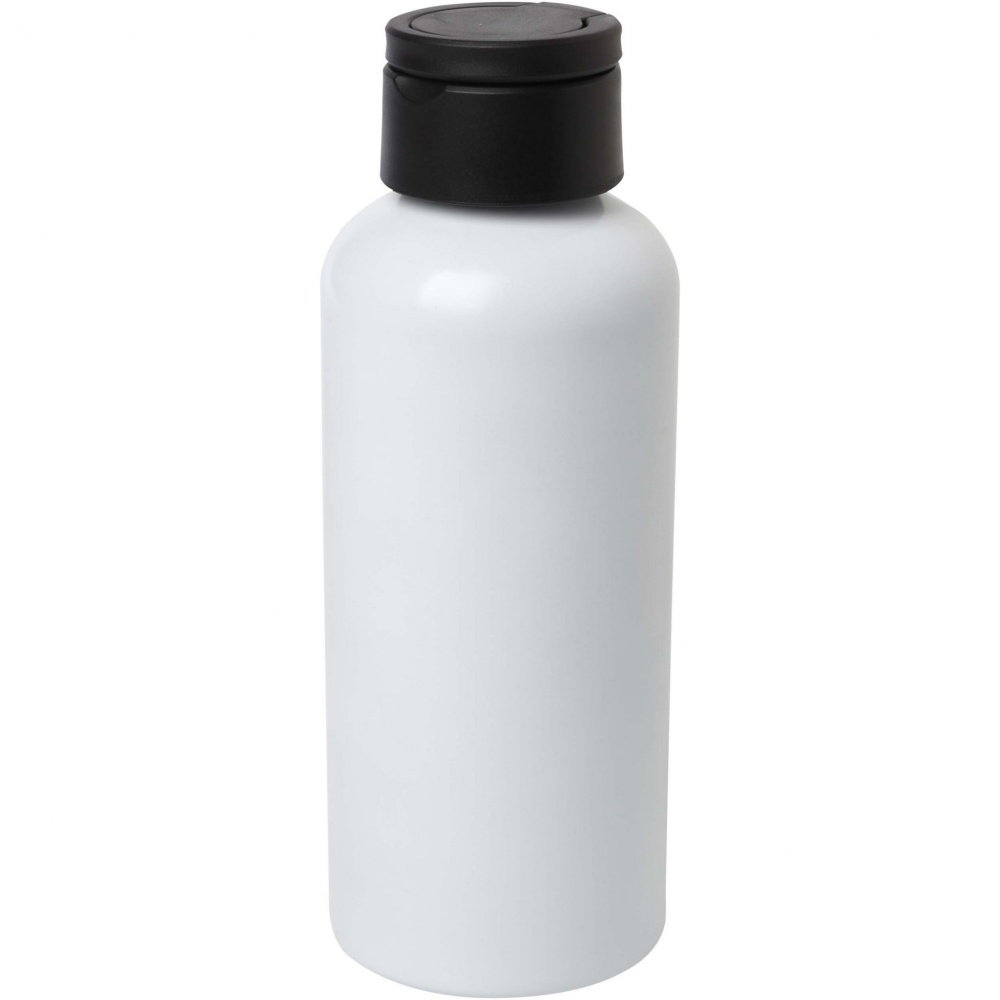 Logo trade promotional items picture of: Trinity 600 ml RCS certified recycled aluminium water bottle with RPET lid