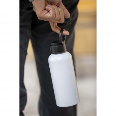 Logo trade business gifts image of: Trinity 600 ml RCS certified recycled aluminium water bottle with RPET lid