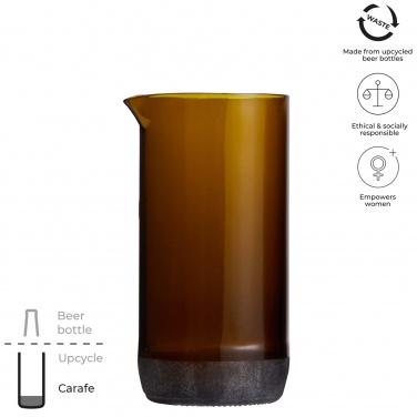 Logo trade business gifts image of: Originalhome 430 ml water carafe