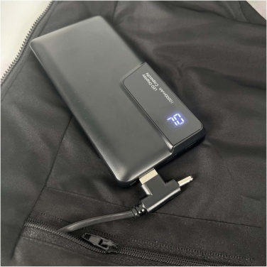 Logo trade corporate gifts image of: SCX.design G01 heated bodywarmer with power bank
