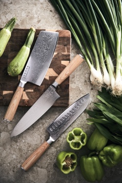 Logotrade promotional gift image of: VINGA Hattasan Damascus Santoku knife
