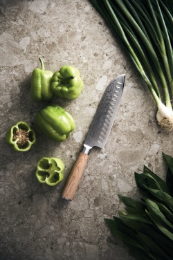Logotrade advertising products photo of: VINGA Hattasan Damascus Santoku knife