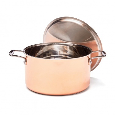 Logo trade corporate gifts image of: VINGA Baron copper saucepan