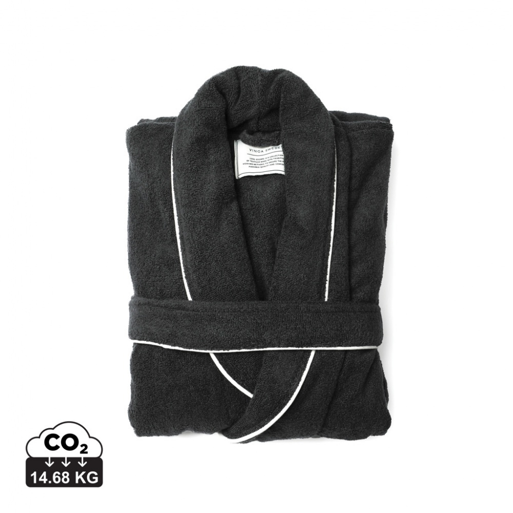 Logotrade promotional gift image of: VINGA Harper bathrobe S/M