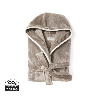 Logotrade promotional product picture of: VINGA Louis luxury plush GRS RPET robe size S-M