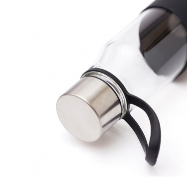 Logo trade promotional giveaways picture of: VINGA Lean Glass Water Bottle