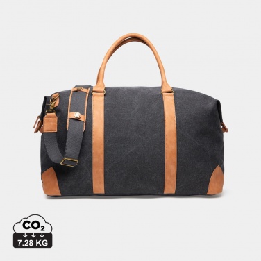Logotrade promotional giveaway image of: VINGA Bosler RCS recycled canvas weekend bag