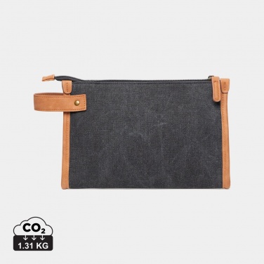 Logotrade promotional giveaways photo of: VINGA Bosler GRS recycled canvas toiletry bag