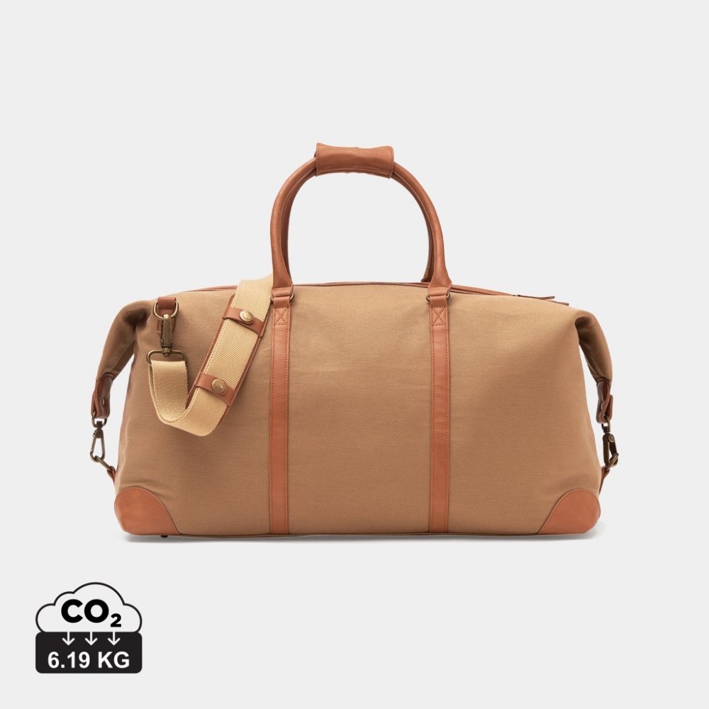 Logo trade business gifts image of: VINGA Sloane RCS RPET weekender bag