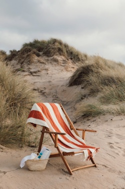 Logo trade promotional giveaways picture of: VINGA Valmer beach towel